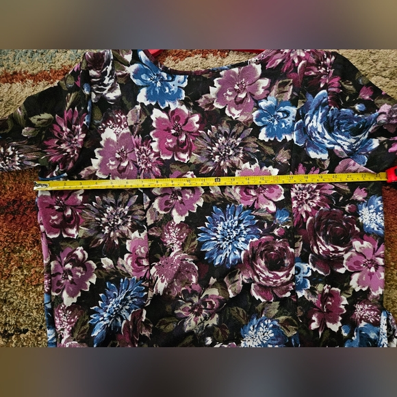Nina Leonard Floral Dress 2X - Picture 6 of 7